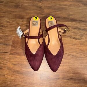 DV by Dolce Vita Women's Deep Burgundy Mules